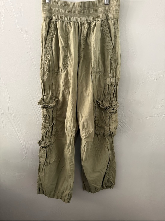aerie Pants - Aerie Olive Green Cargo Jogger Pants Size Small 100% Cotton Utility Boho